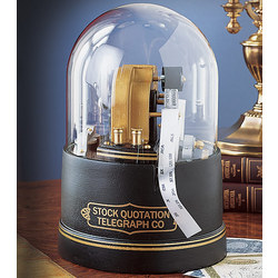 ticker tape machine great depression historical stock market option trading technical analysis economic outlook